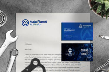 Branding design example for the Automotive and Logistics sector by TMCreation